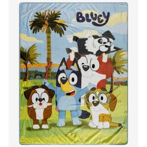 Bluey Friends Throw Blanket 46 x 60 NEW